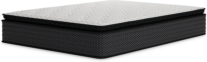 Signature Design by Ashley Limited Edition Pillow Top 13 " Pillow Top Hybrid Mattress with Gel Memory Foam and Edge Support for Cool Sleep and Pressure Relief, King, Fiberglass Free, Mattress In A Box