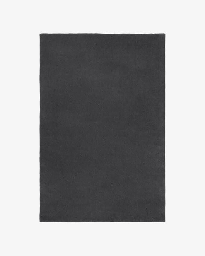 Hand-Tufted Wool Rectangle Area Rug – Soft Premium Wool Carpet for Living Room, Bedroom & Home Décor – 6X8 ft| Pencil Grey – Durable, Non-Slip Backing, Handcrafted Rug
