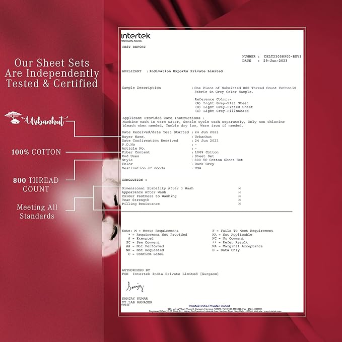 URBANHUT 800 Thread Count 100% Cotton Twin Size Sheets, Luxury 4 Piece Twin Bedsheets, Hotel Sheets Sateen Finish - Better Than Egyptian, 14" Elasticized Deep Pocket - Burgundy