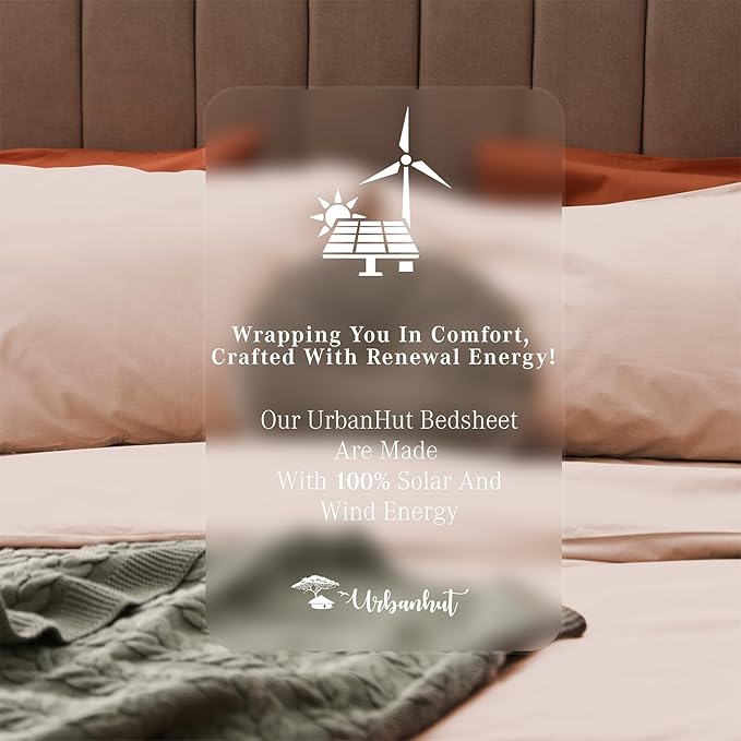 URBANHUT 800 Thread Count 100% Cotton California King Size Sheets, Luxury 4 Piece Cal King Bedsheets, Hotel Sheets Sateen Finish - Better Than Egyptian, 16" Elasticized Deep Pocket - Blush Pink