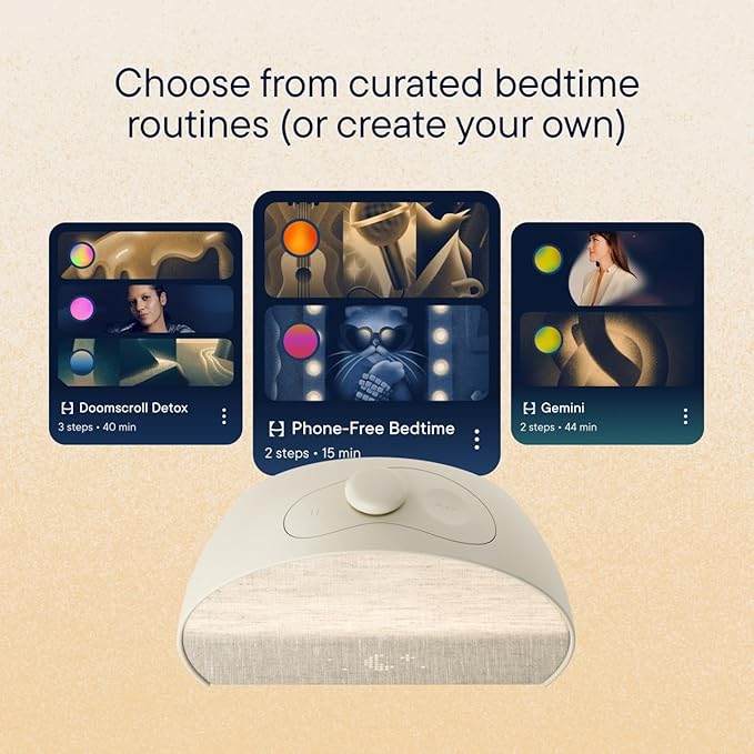 Hatch Restore 3 Sunrise Alarm Clock, Sound Machine, Smart Light (Cocoa) - White Noise, Screen-Free Sleep Routine