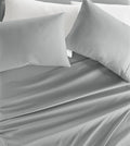 Linen Market Brushed Microfiber Twin XL Sheet Set 3 Piece – Oeko-TEX Certified Ultra Soft & Wrinkle-Free - 16" Deep Pocket Sheets - Easy Care Twin XL Size - Light Gray