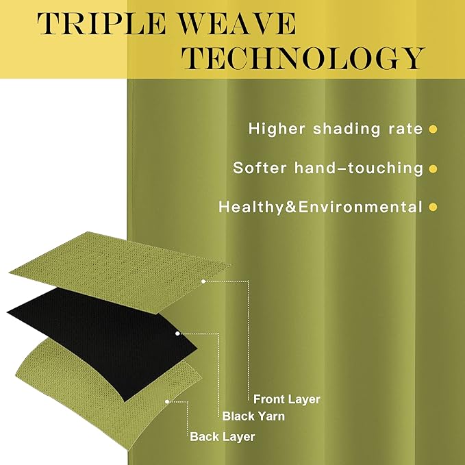 NICETOWN Blackout Curtains 84 Inch Length, Thermal Insulated Curtains for Bedroom Grommet Energy Saving Room Darkening Drapes for Living Room Window, 1 Panel, Fresh Green, 66" W x 102" L