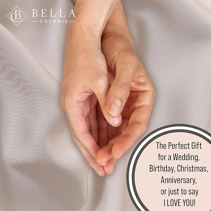 Bella Coterie 6 Piece Luxury Bamboo Viscose Split Top King Size Sheet Set | 34" Split for Adjustable Beds | 100% Organically Grown| Cooling | 18” Deep Pocket | 4 Pillowcases [Dune]
