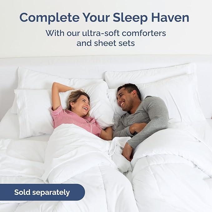 Wrap Around Dust Ruffle Bed Skirt - Navy Blue - Twin/Twin XL Size Beds with 18 Inch Drop - Elastic Strap - Adjustable Pleated Bedskirt with Brushed Fabric and Wrinkle Free - Women, Men, Kids & Teens