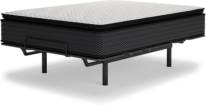 Signature Design by Ashley Limited Edition Pillow Top 13 " Pillow Top Hybrid Mattress with Gel Memory Foam and Edge Support for Cool Sleep and Pressure Relief, Full, Fiberglass Free, Mattress In A Box
