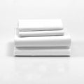 Cuddledown Dreamstead 100% Cotton Bed Sheets Set | 300 Thread Count | Luxurious Sateen Weave | Pure Combed Cotton | Soft | Wrinkle Resistant | 4 Piece Set | White | Full | 54” x 75”