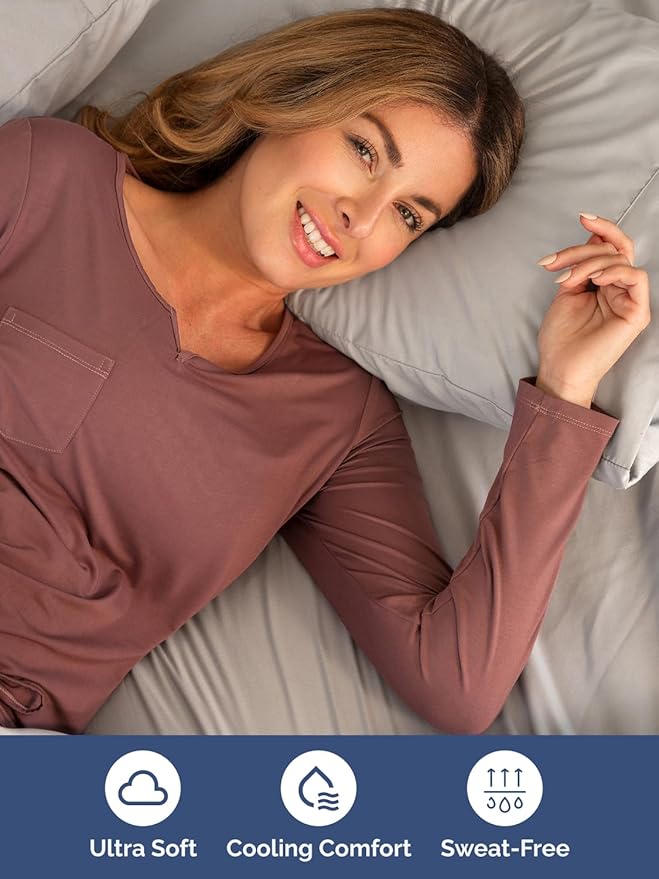 Extra Deep King Sheet Set - 6 Piece Breathable & Cooling Sheets - Hotel Luxury Bed Sheets Set - Easy & Secure Fit - Soft, Wrinkle Free & Comfy Sheets Set - Light Grey Sheet Set with Extra Deep Pockets