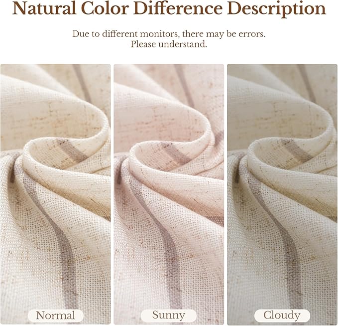 Plaid Pinch Pleated Curtains - Modern Luxury Linen Buffalo Blackout Drapes, Thermal Insulated Double Layer Window Panels for Living Room Bedroom, 102 Inches Long Brown 2 Panels Set