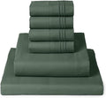Mellanni King Sheet Set - 6-Piece Iconic Collection Bedding, (Including 4 Pillowcases), 16-Inch Deep Pocket, Easy Care, Extra Soft, Cooling Sheets, Brushed Microfiber - Emerald Green