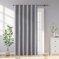 100% Blackout Curtains 72 Inch Length 2 Panels Set, Black Out Curtains for Living Room, Light Grey Thermal Insulated Grommet Drapes Bedroom Luxury Decor Privacy(70W × 72L inch, Light Grey)