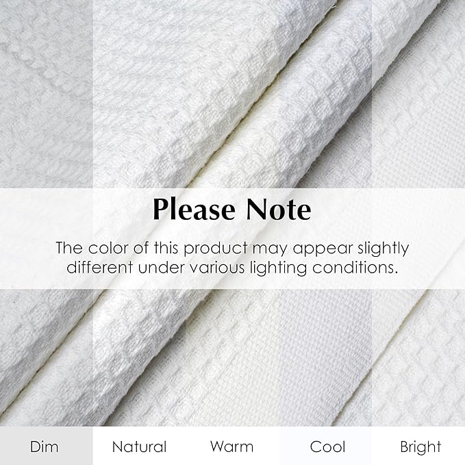 Salt Earth 100% Cotton Throw Blanket, Queen, 90"X92" Waffle Throws for Home, Bedrooms, Outdoor and Office Couch, Modern & Cozy Room Decor Blankets, Lightweight, All Season Western Blanket(White)