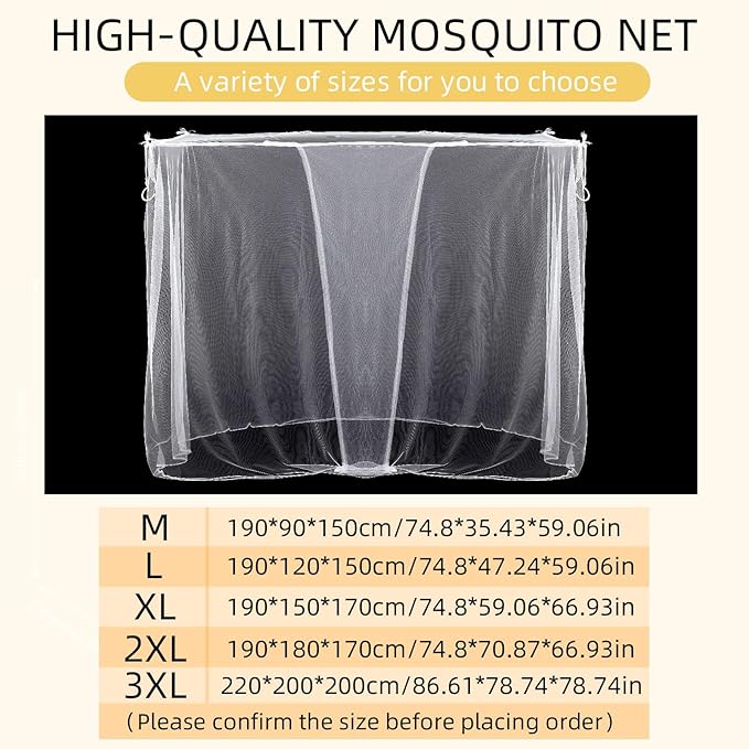 4 Corners Mosquito Net for Mosquiteros para Camas Bed Canopies Netting Bed Drapes Rectangular Mosquito Mesh for Camping Home Outdoor Travel(White,L75 X W71 X H67 Inch,1 Opening)