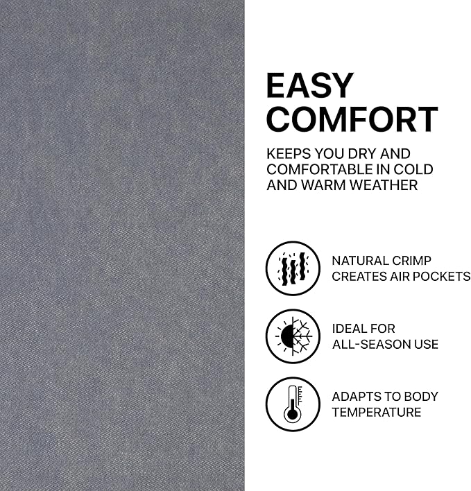 | Wool Blanket/Throw | 100% New Zealand Wool | Perfect for Home and Outdoors | Virgin Wool Throw with Fringes 55"x79"(140 x 200 cm)