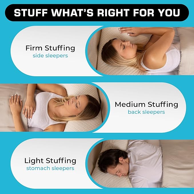 Xtreme Comforts Pillows for Sleeping - GreenGuard Gold Certified Adjustable King Memory Foam Pillow for Side, Back & Stomach Sleepers w/Removable Cooling Zipper Cover - Made in The USA
