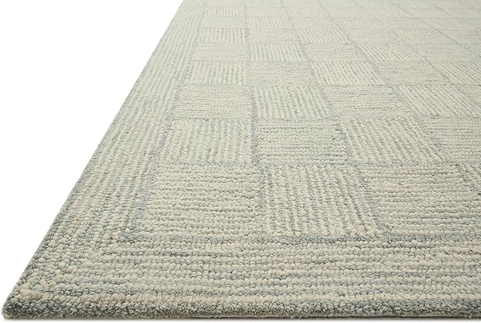 Loloi Chris Loves Julia Francis Collection FRA-03 Silver/Sky 2'-6" x 7'-6" Runner Rug