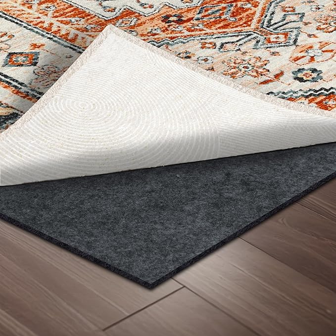 100% Waterproof Rug pad, 2x6 ft Area Rug Non-Slip Rug Pads, Carpet Pads for All Floors and finishes, Felt pad for Hardwood Floors, Keep Carpets in Place Soft and Secure