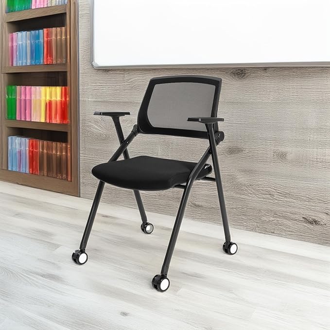 40 Pack Folding Chair Portable Nesting Commercial Seat for Events Office School Party Kitchen Dining Conference Waiting Training Room