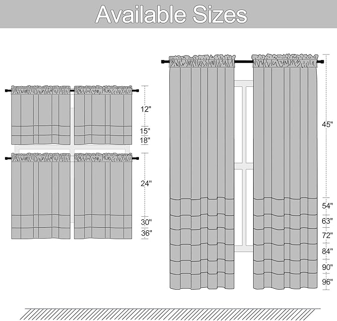 DONREN 84 inche Length Curtain Panels - Light Reducing Thermal Insulated Solid Blackout Curtains/Panels/Drapes for Living Room (Set of 2, 60 inches by 84 Inch, Light Beige)