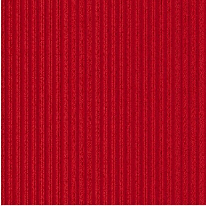 Ottomanson Non Slip Rug with Scraper Pile Durable for Indoor and Outdoor Use - Old Series, 2'7" x 5' (Area Rug), Red