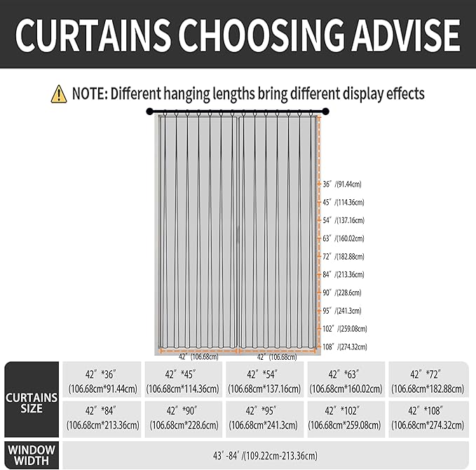 WdFour 42x84 Inch Blackout Curtains - Thermal Insulated Pinch Pleated Drapes, 100% Light Blocking, Extra Long Back Tab Panels for Bedroom & Living Room, Pack of 2 (Dark Gray)