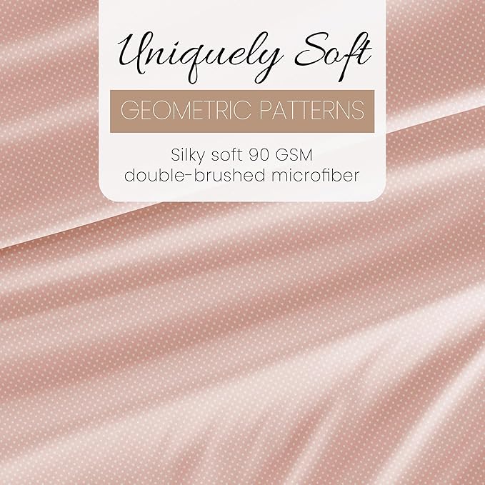 Linen Market 3 Piece Twin Bedding Sheet Set (Pink Hearts) - Sleep Better Than Ever with These Ultra-Soft & Cooling Bed Sheets for Your Twin Size Bed - Deep Pocket Fits 16" Mattress