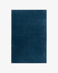 Hand-Tufted Wool Rectangle Area Rug – Soft Premium Wool Carpet for Living Room, Bedroom & Home Décor – 9.6X14 ft| Deep Blue – Durable, Non-Slip Backing, Handcrafted Rug