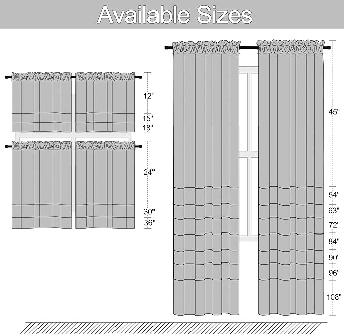 DONREN Dream Blue Room Darkening Thermal Insulated Curtains Drapes for Nursery,Rod Pocket Blackout Curtains for Bedroom(2 Pieces,52 inches Wide by 63 inches Long)