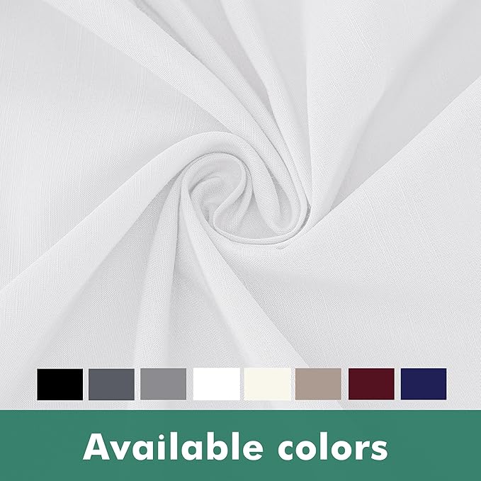 Biscaynebay Wrap Around Bed Skirts with Split Corners for King Beds 25" Drop, White Adjustable Elastic Dust Ruffles Easy Fit Wrinkle & Fade Resistant Silky Luxurious Fabric Machine Washable