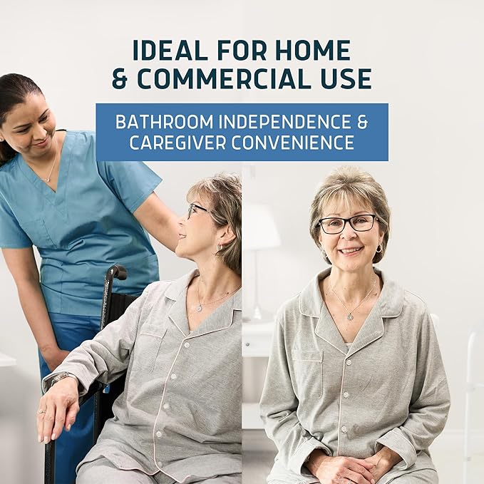 Lunderg Commode Liners - Value Pack 250 Count Universal Fit - Medical Grade Bedside Commode Liners Disposable for Adult Commode Chair, Portable Toilet Bags or Camping Toilet Bags