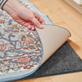 Waterproof Rug Pad, Thick 4x6 Ft Under Area Rug Carpet Pad, Non Slip Rug Pads for All Floors and Hardwood Floors Finishes, Keep Carpets in Place Soft and Prevent Rug from Wrinkling or Buckling