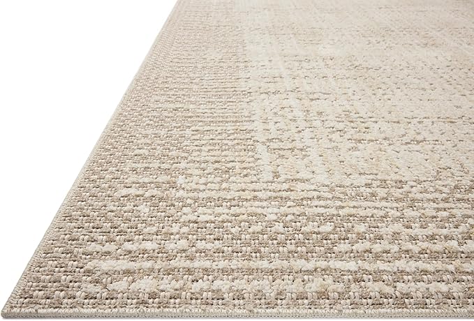 Loloi Amber Lewis Bexley Collection BEX-06 Natural/Taupe 2'-7" x 12'-0" Runner Rug Neutral, Textured, Living, Bedroom, Dining, Carpet