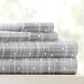 Linen Market Double-Brushed Patterned Microfiber Twin Sheet Set 3 Piece – Oeko-TEX Certified Ultra Soft & Wrinkle-Free - 16" Deep Pocket Sheets - Easy Care Twin Size - Polka Dot Gray