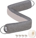 TORRAMI 32" Door Draft Stopper for Bottom of Doors, Seal Blocks Hot Air, Noise, Bugs, Keeps Cold AC in, Draft Stoppers Sound Proofing Easy Install Gap Filler