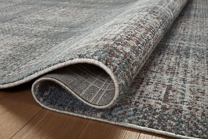Loloi Angela Rose Ember Collection EMB-09 Denim/Charcoal 2'-7" x 7'-6" Runner Rug