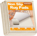 Songrey Non-Slip Rug Pad 5x8 FT, Extra Thick Carpet Pads for Hard Surfaces, Prevents Sliding and Secures Rugs, Provides Floor Protection with Comfort Cushioning