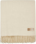 | Wool Blanket/Throw | 100% New Zealand Wool | Perfect for Home and Outdoors | Virgin Wool Throw with Fringes 55"x79"(140 x 200 cm)
