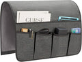 Sofa Armrest Organizer, Remote Control Holder for Recliner Couch, Arm Chair Caddy with 6 Pockets for Magazine, Tablet, Phone, iPad