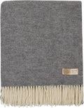 | Wool Blanket/Throw | 100% New Zealand Wool | Perfect for Home and Outdoors | Virgin Wool Throw with Fringes 67"x79" (170 x 200 cm)
