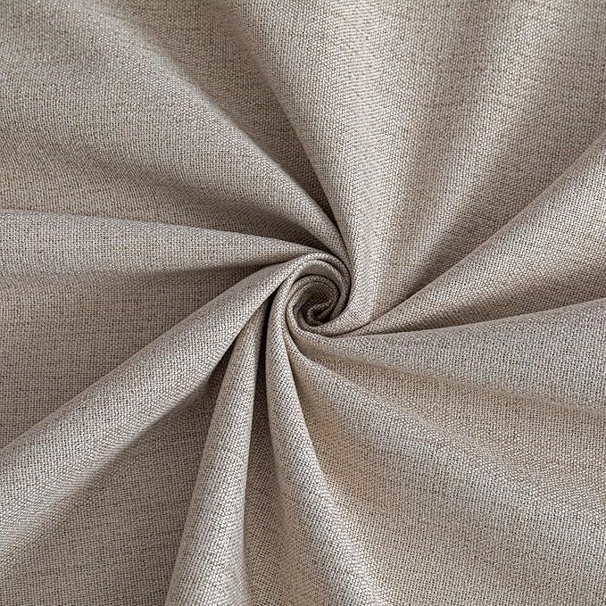 100% Blackout Curtains 72 Inch Length 2 Panels Set, Black Out Curtains for Living Room, Beige Thermal Insulated Grommet Drapes Bedroom Luxury Decor Privacy(37W × 72L inch, Beige)