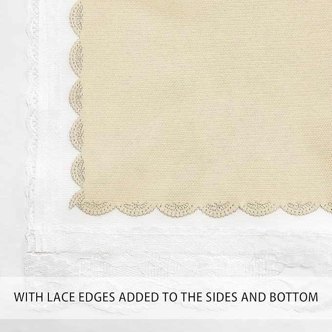 XiDi Curtains for Bedroom Decor Beige34/63/1