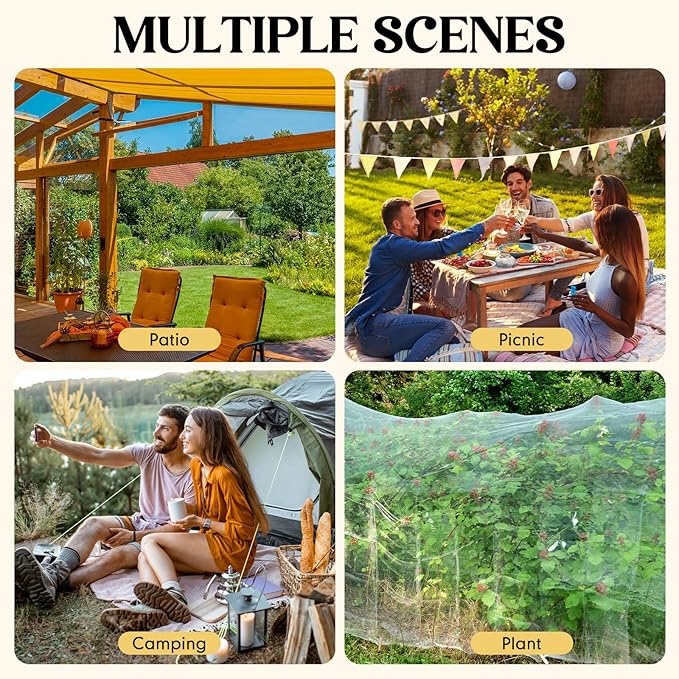 4 Corners Mosquito Net for Mosquiteros para Camas Bed Canopies Netting Bed Drapes Rectangular Mosquito Mesh for Camping Home Outdoor Travel(White A,L87 X W79 X H79 Inch,No-Opening)