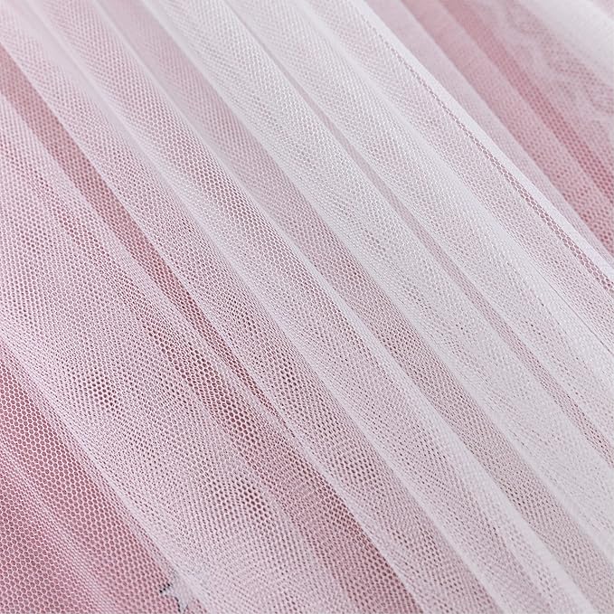 XiDi Curtains for Bedroom Decor, Rainbow Pink-Grey-52-90