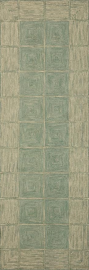 Loloi Chris Loves Julia Francis Collection FRA-02 Green/Natural 2'-0" x 5'-0" Accent Rug