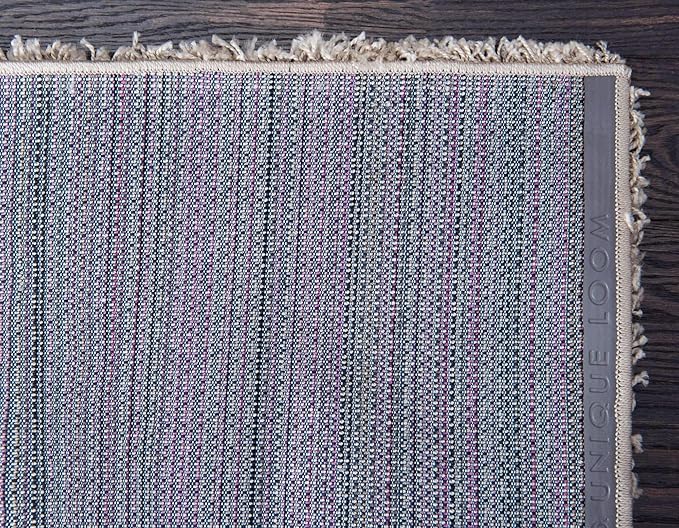 Unique Loom Solid Shag Collection Area Rug (2' 7" x 10' Runner, Taupe)
