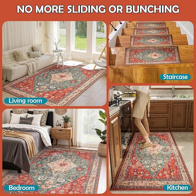 Waterproof Rug Pad, Thick 2x3 Ft Under Area Rug Carpet Pad, Non Slip Rug Pads for All Floors and Hardwood Floors Finishes, Keep Carpets in Place Soft and Prevent Rug from Wrinkling or Buckling