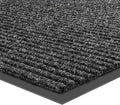 Front Door Mat, Heavy Duty Indoor Outdoor Doormat for Entryway, 48" x 24" Low Profile Outdoor Mats for Home Entrance, Stain and Fade Resistant Welcome Mat for High Traffic Area, Black