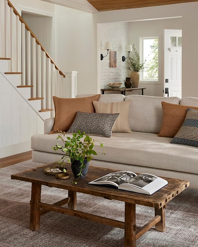 Loloi Angela Rose Ember Collection EMB-10 Fog/Dove 7'-10" x 10' Area Rug
