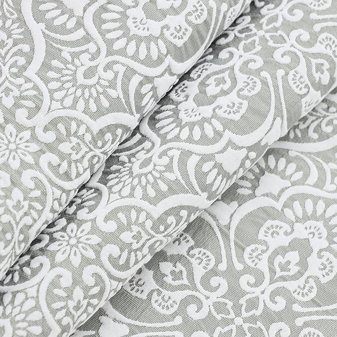 Superior 3 Piece Bedspread Set, Home Bed Decor, Decorative Bed Spread, 2 Pillow Shams, Medium Weight Blanket, Floral Matelasse Coverlet, Bedding Essentials, Enzy Collection, California King, Sage