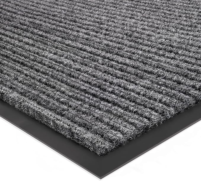 Durable Indoor Outdoor Door Mats for Entryway, Heavy Duty Front Door Mat, 48” x 24” Low Profile Welcome Mats for Entry, Stain and Fade Resistant Indoor Outdoor Entrance Mat